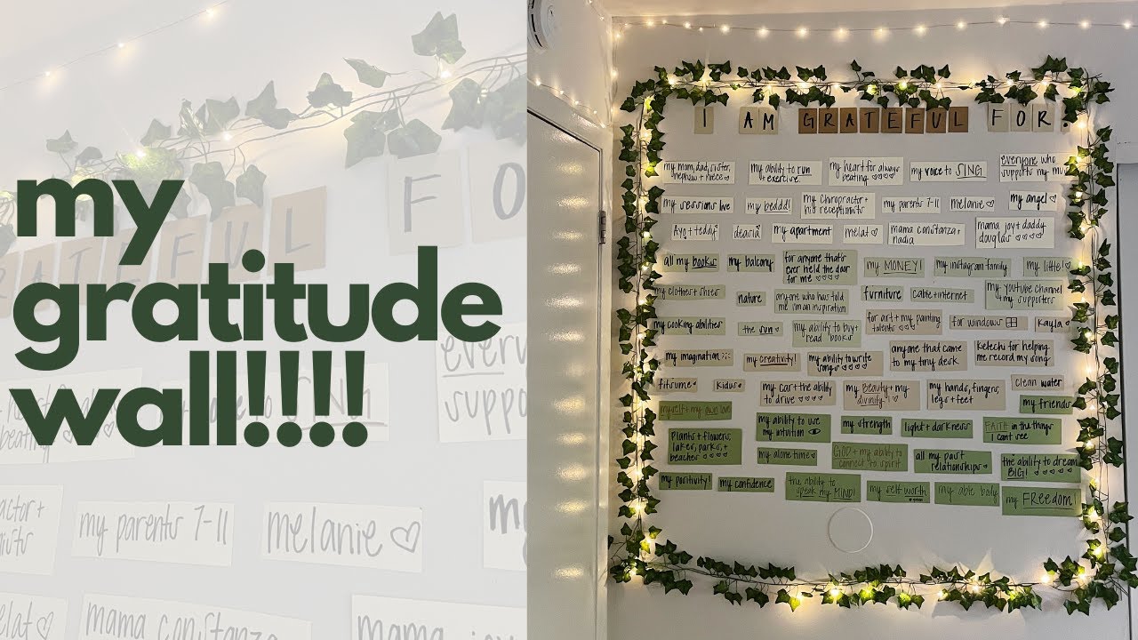 How to Build a Gratitude Wall for Daily Positivity