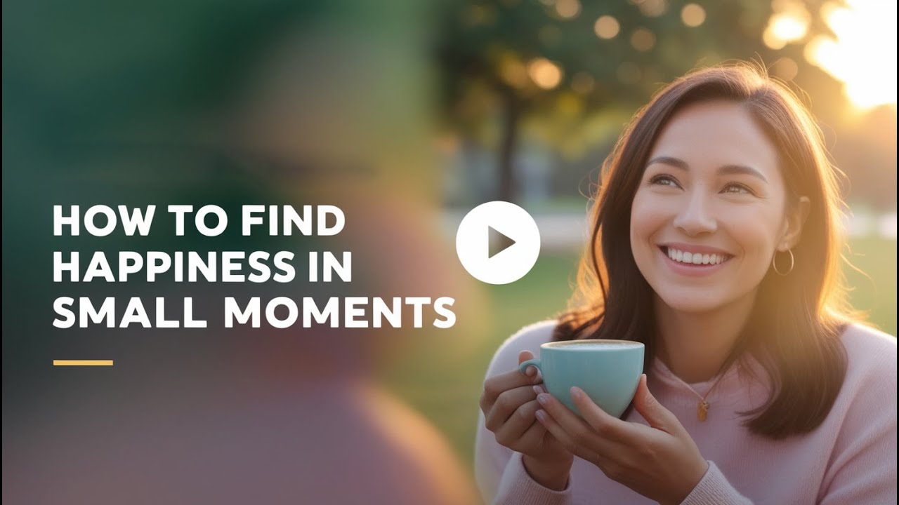 How to Find Happiness in Small Moments